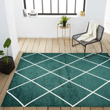 Bounty Minimalist Diamond Trellis Area Rug