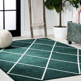 Bounty Minimalist Diamond Trellis Area Rug