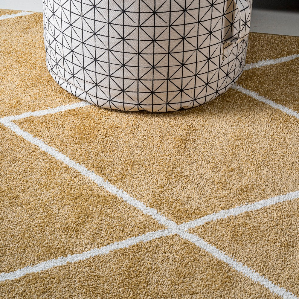 Bounty Minimalist Diamond Trellis Area Rug