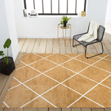 Bounty Minimalist Diamond Trellis Area Rug