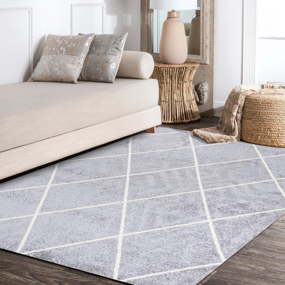 Bounty Minimalist Diamond Trellis Area Rug