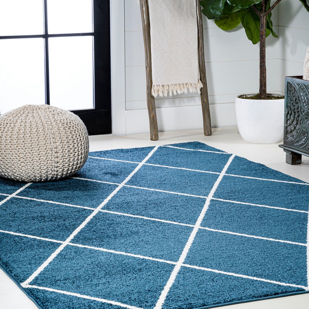 Bounty Minimalist Diamond Trellis Area Rug