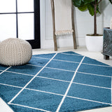 Bounty Minimalist Diamond Trellis Area Rug