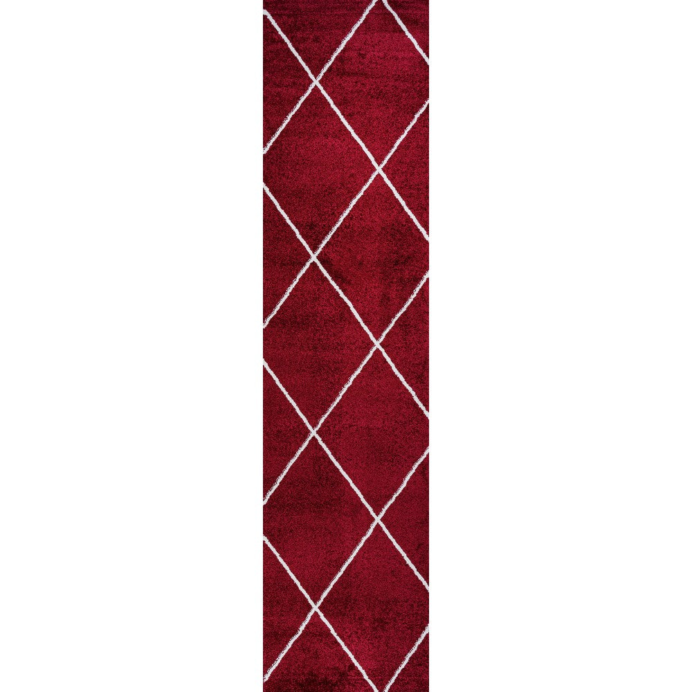 Bounty Minimalist Diamond Trellis Area Rug