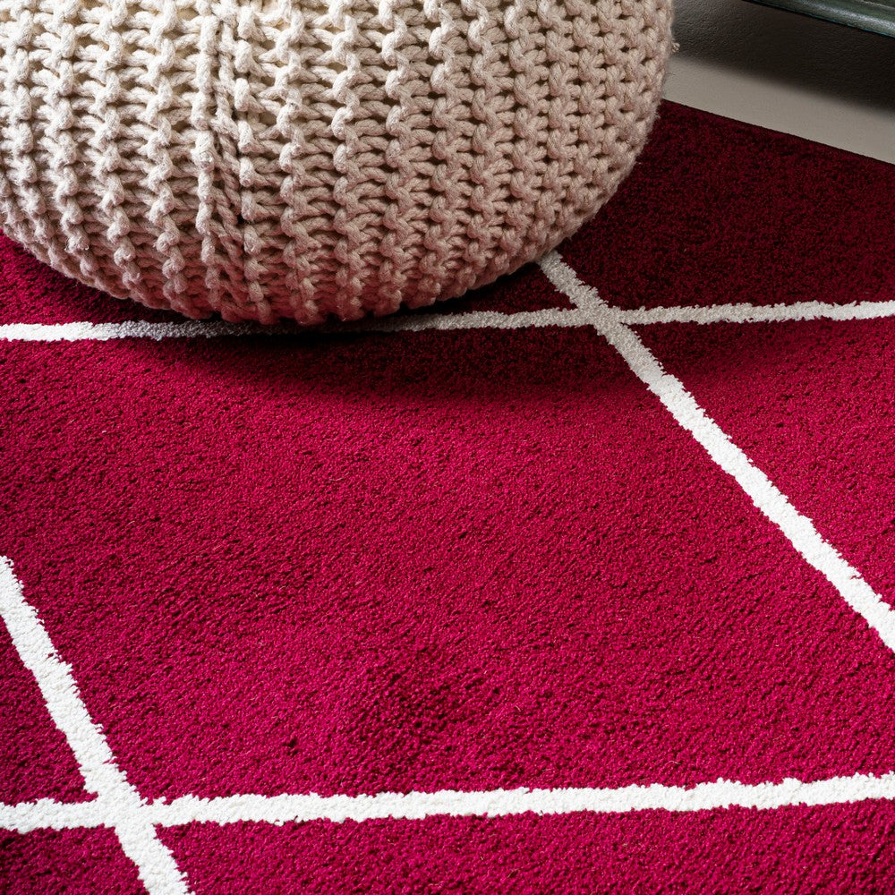 Bounty Minimalist Diamond Trellis Area Rug