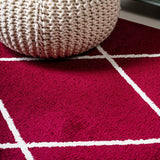 Bounty Minimalist Diamond Trellis Area Rug