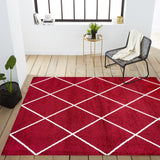 Bounty Minimalist Diamond Trellis Area Rug