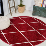 Bounty Minimalist Diamond Trellis Area Rug