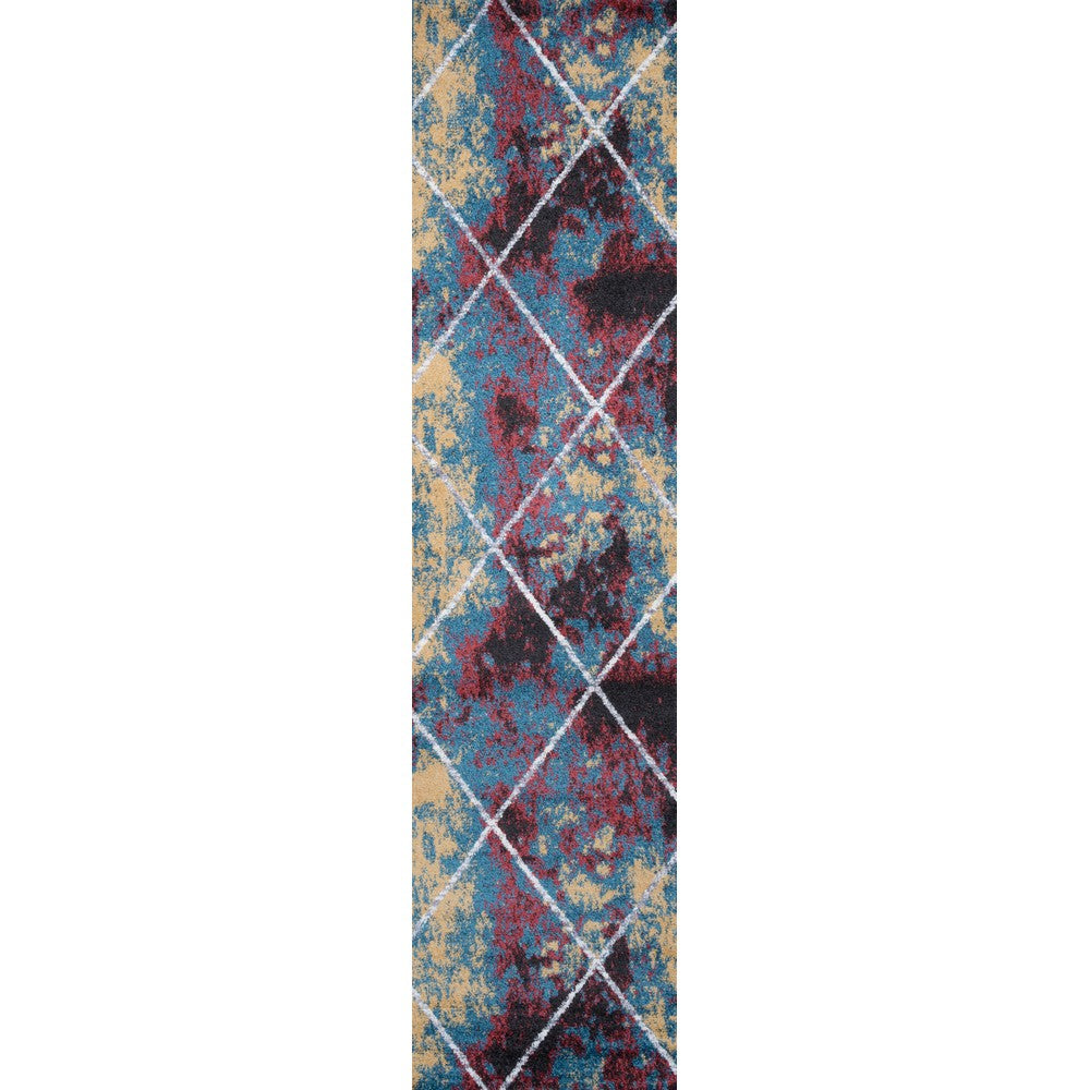 Bounty Minimalist Diamond Trellis Area Rug