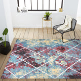 Bounty Minimalist Diamond Trellis Area Rug