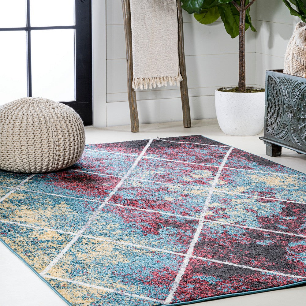 Bounty Minimalist Diamond Trellis Area Rug