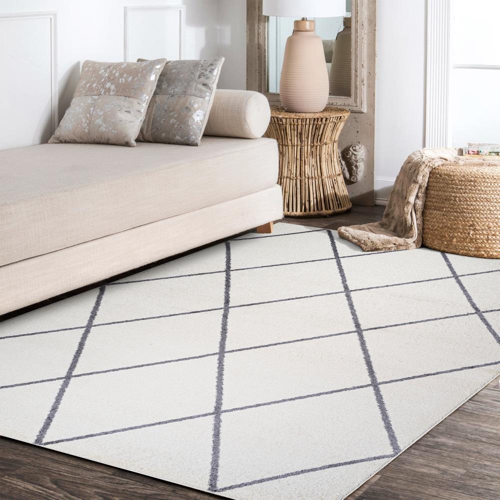 Bounty Minimalist Diamond Trellis Area Rug