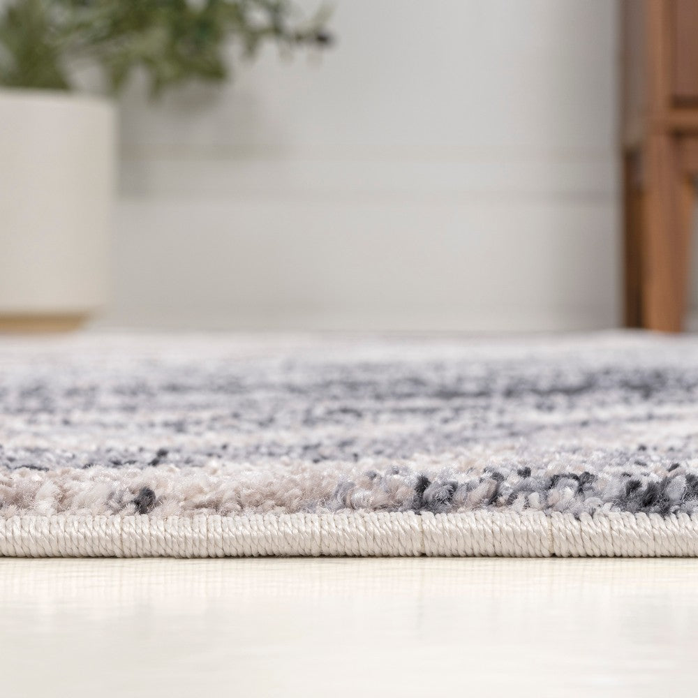 Uma Contemporary Glam Abstract Marble Area Rug