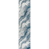 Uma Contemporary Glam Abstract Marble Area Rug