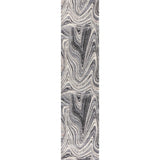 Saloni Contemporary Glam Abstract Marble Area Rug