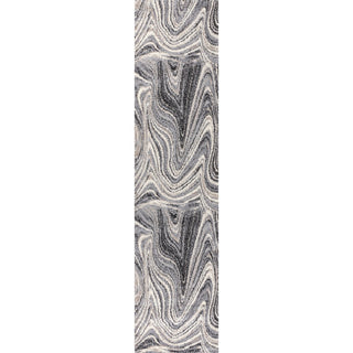 Saloni Contemporary Glam Abstract Marble Area Rug