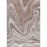 Saloni Contemporary Glam Abstract Marble Area Rug