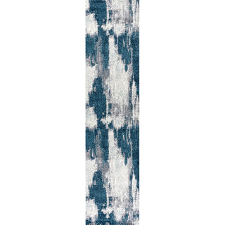 Zowe Contemporary Bohemian Abstract Marble Area Rug