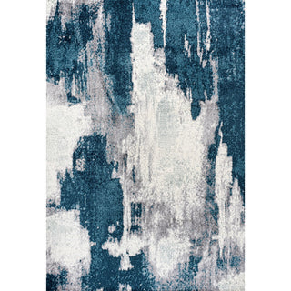 Zowe Contemporary Bohemian Abstract Marble Area Rug