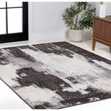 Zowe Contemporary Bohemian Abstract Marble Area Rug