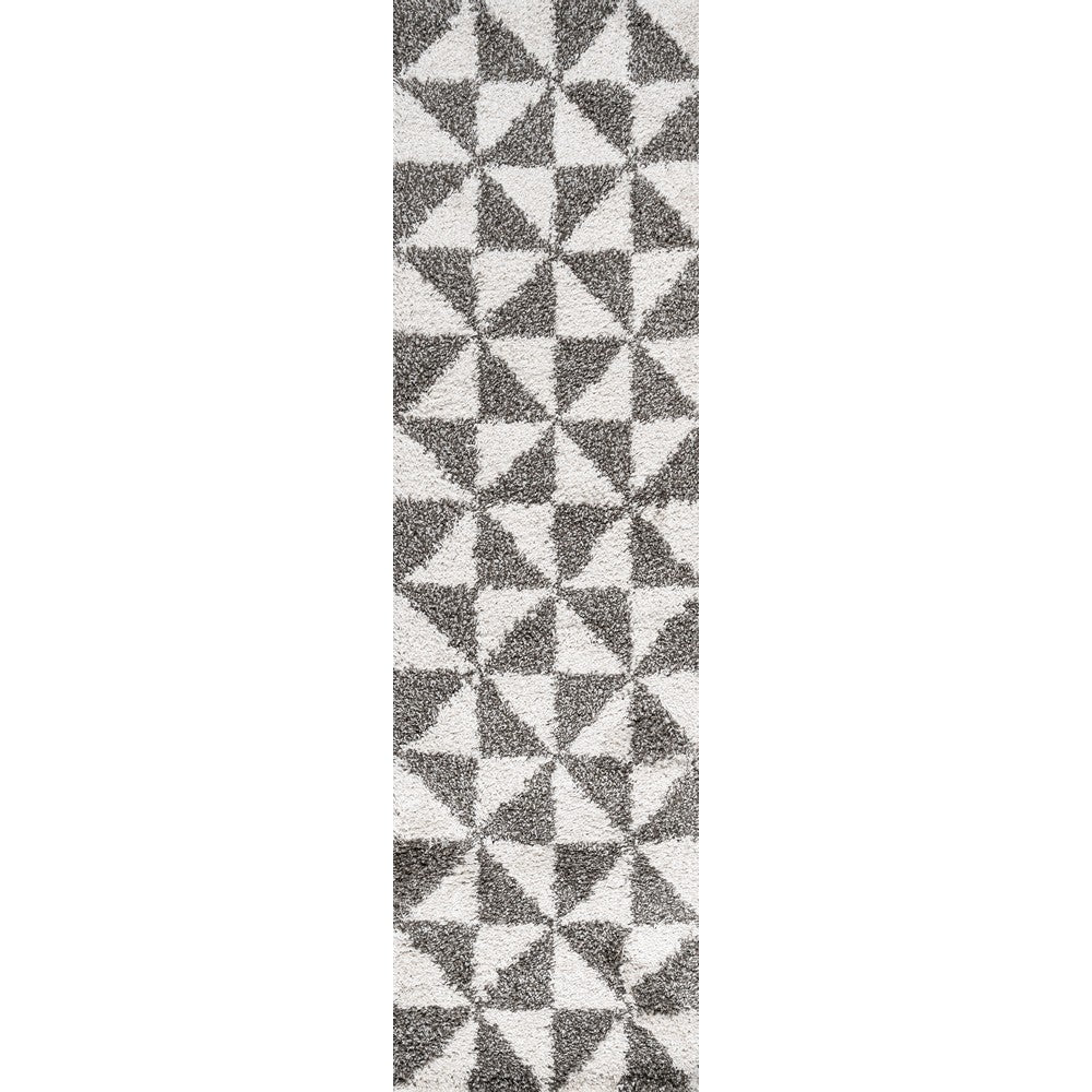 Meda Alcudia Geometric Shag Area Rug