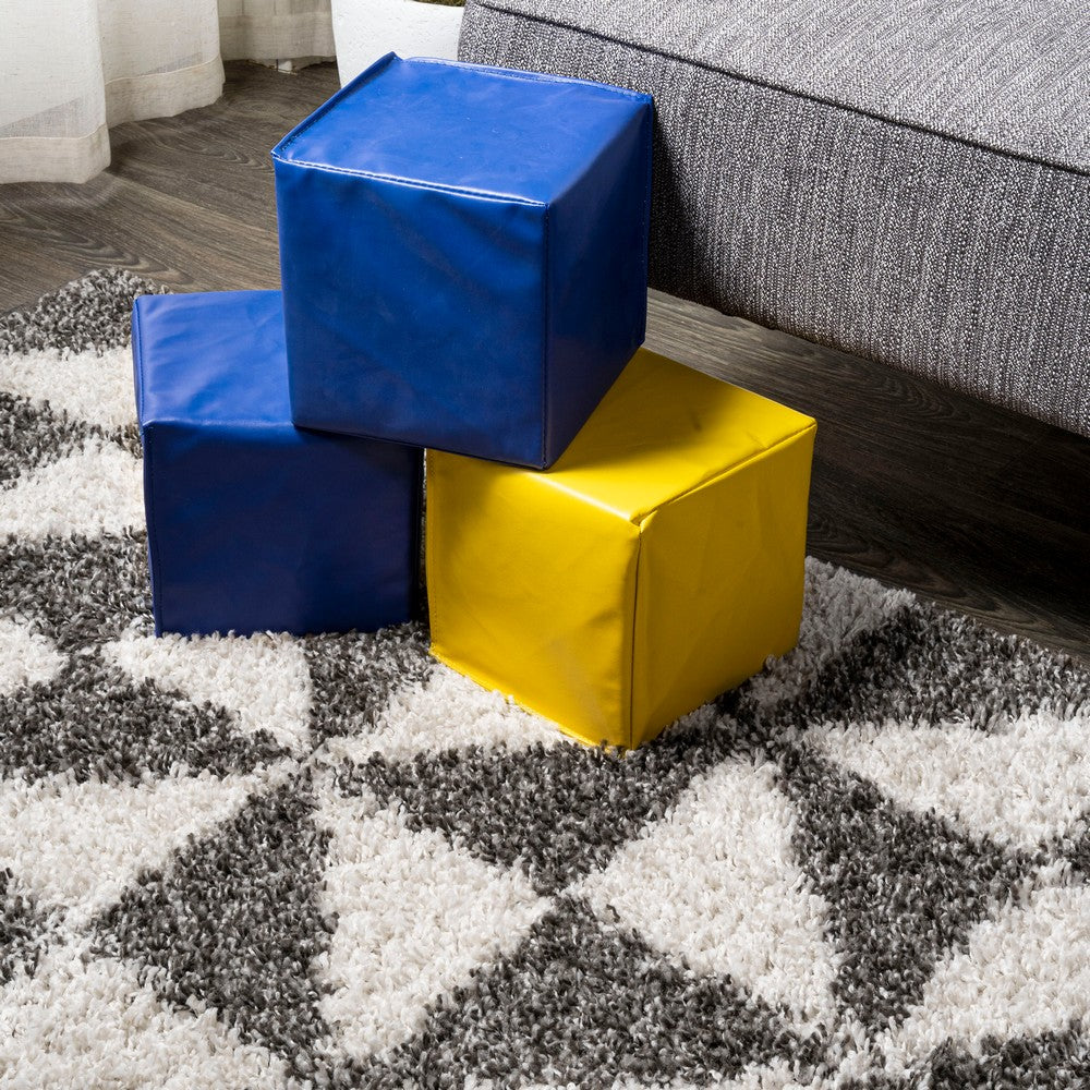 Meda Alcudia Geometric Shag Area Rug