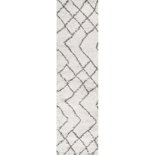 Moura Inca Moroccan Diamond Shag Area Rug
