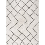 Moura Inca Moroccan Diamond Shag Area Rug