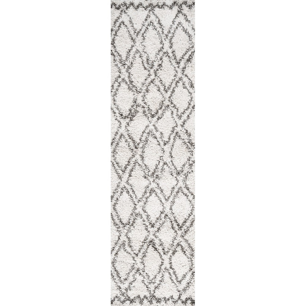 Mealhada Soller Diamond Trellis Shag Area Rug