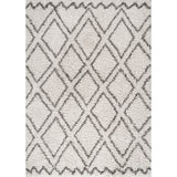 Mealhada Soller Diamond Trellis Shag Area Rug