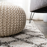Montijo Algaida Moroccan Diamond Shag Area Rug