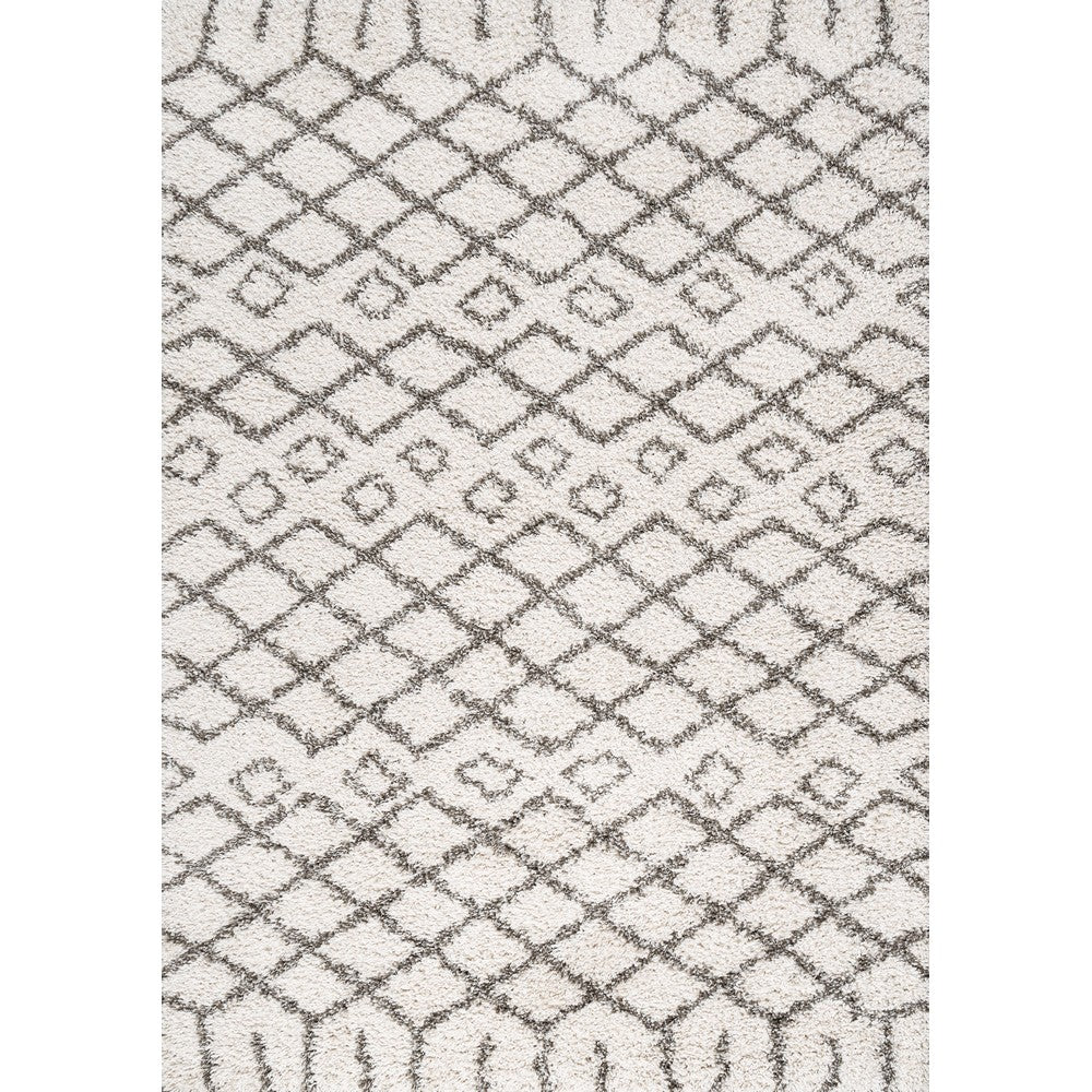 Montijo Algaida Moroccan Diamond Shag Area Rug