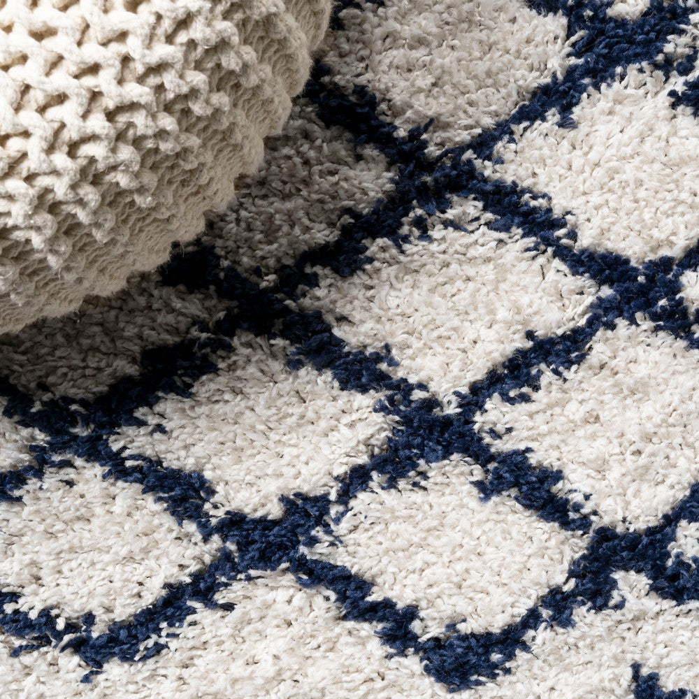 Montijo Algaida Moroccan Diamond Shag Area Rug