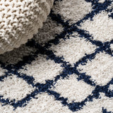 Montijo Algaida Moroccan Diamond Shag Area Rug