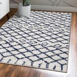 Montijo Algaida Moroccan Diamond Shag Area Rug