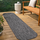 Dhuli Modern Minimalist Radius Corner Solid Indoor/Outdoor Area Rug