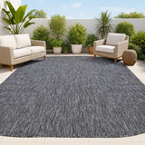 Dhuli Modern Minimalist Radius Corner Solid Indoor/Outdoor Area Rug