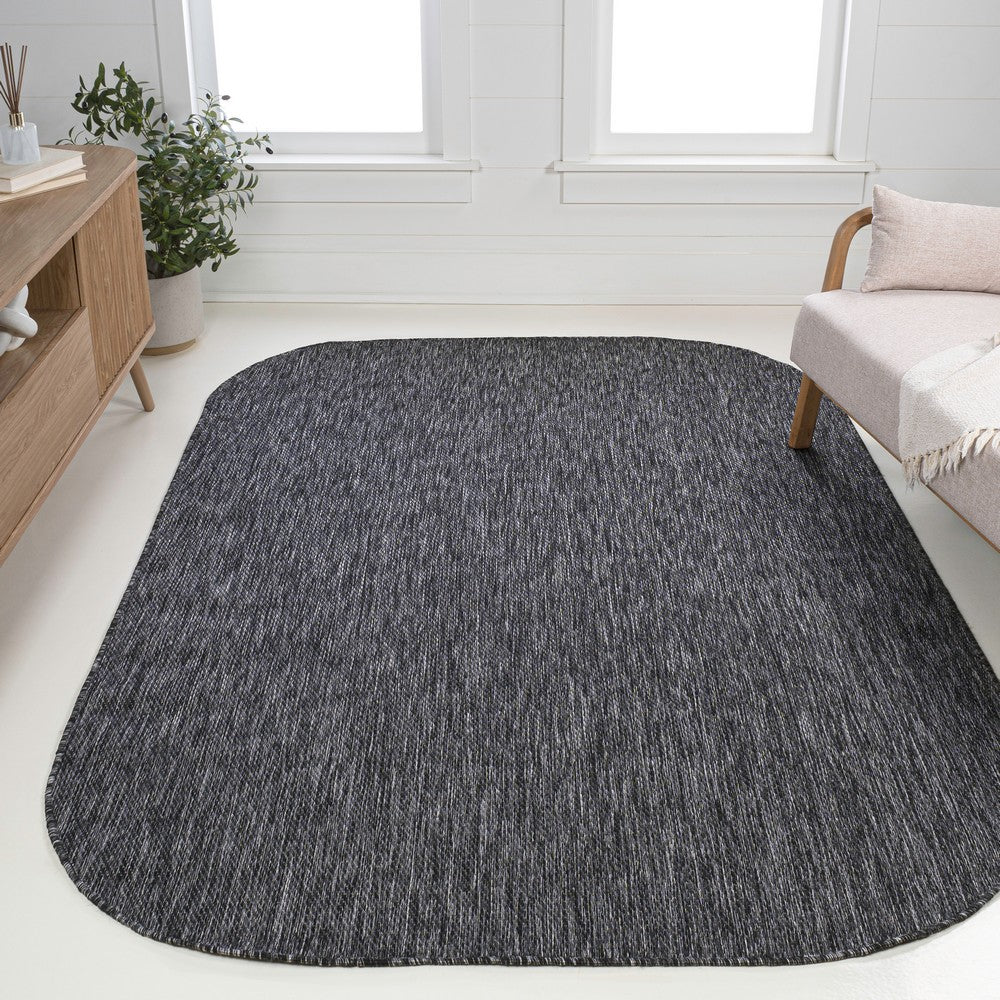 Dhuli Modern Minimalist Radius Corner Solid Indoor/Outdoor Area Rug