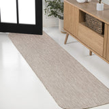 Dhuli Modern Minimalist Radius Corner Solid Indoor/Outdoor Area Rug