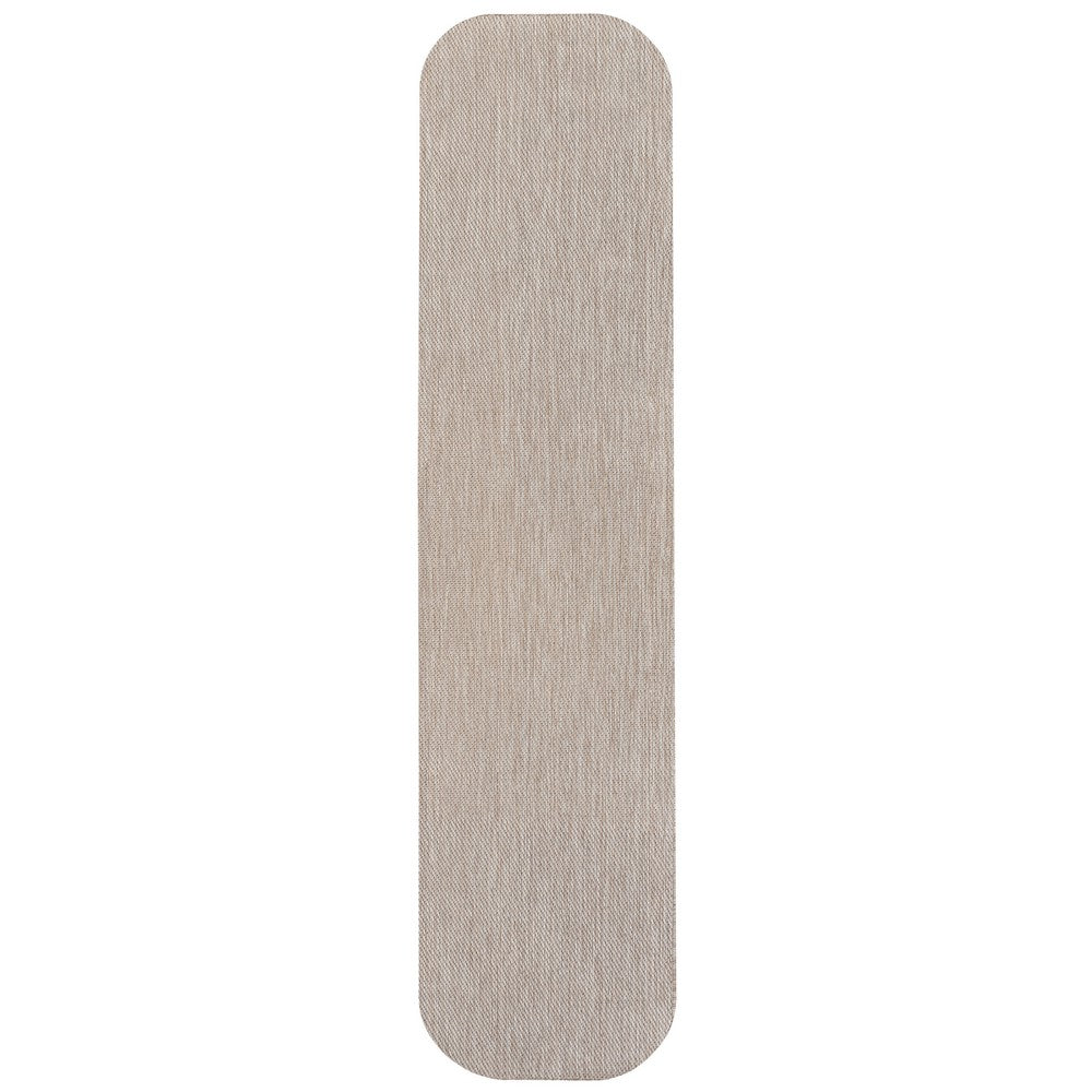 Dhuli Modern Minimalist Radius Corner Solid Indoor/Outdoor Area Rug