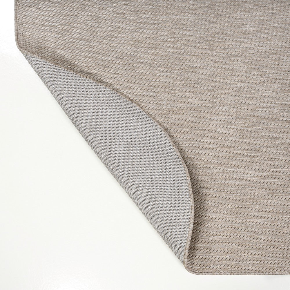 Dhuli Modern Minimalist Radius Corner Solid Indoor/Outdoor Area Rug