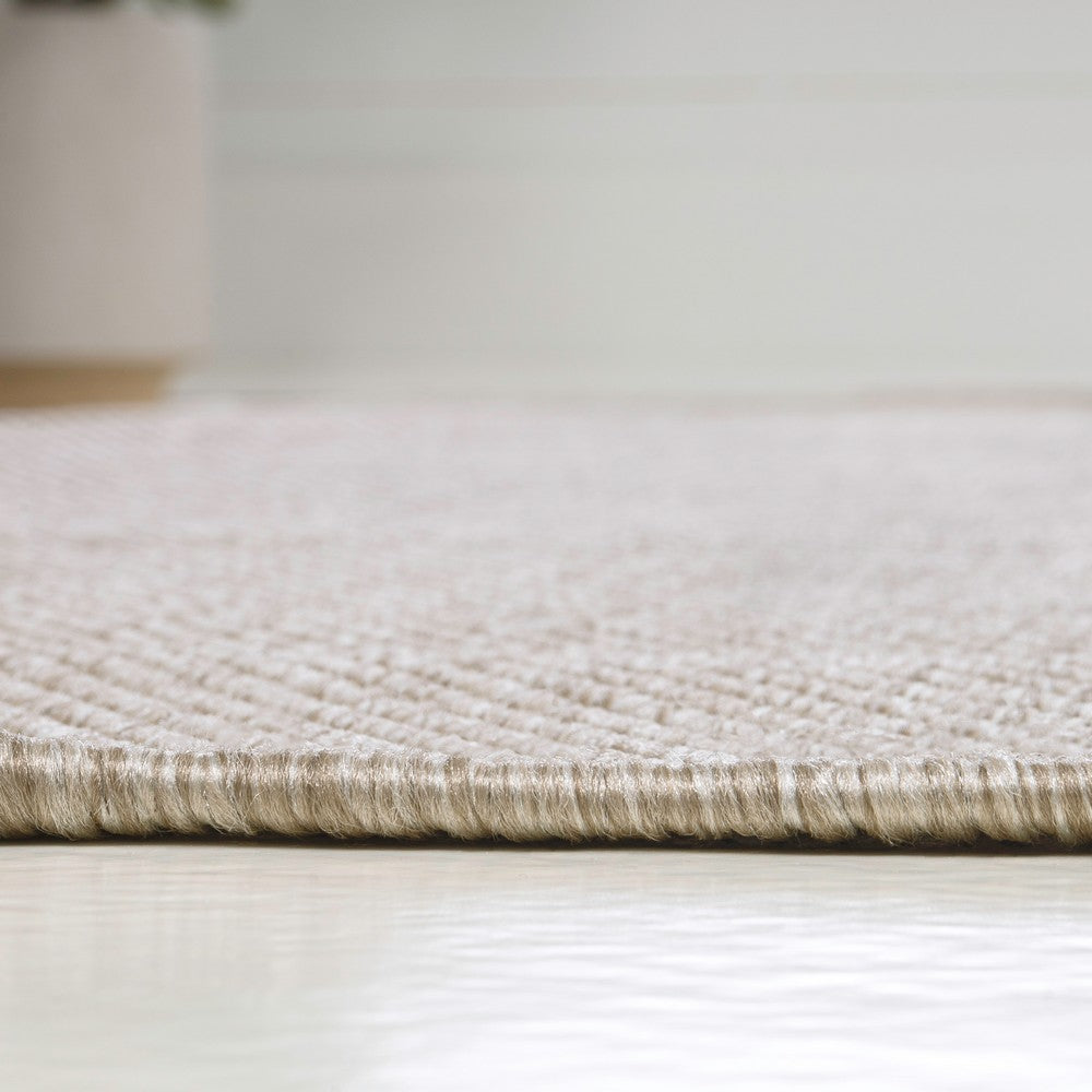 Dhuli Modern Minimalist Radius Corner Solid Indoor/Outdoor Area Rug