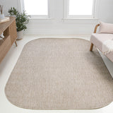 Dhuli Modern Minimalist Radius Corner Solid Indoor/Outdoor Area Rug