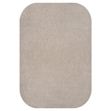 Dhuli Modern Minimalist Radius Corner Solid Indoor/Outdoor Area Rug
