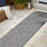 Dhuli Modern Minimalist Radius Corner Solid Indoor/Outdoor Area Rug