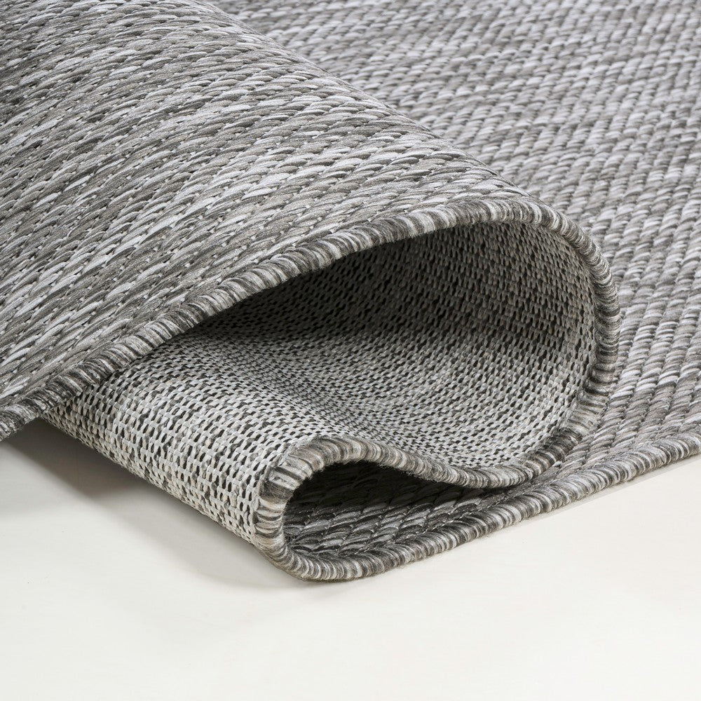 Dhuli Modern Minimalist Radius Corner Solid Indoor/Outdoor Area Rug