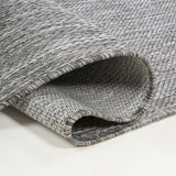 Dhuli Modern Minimalist Radius Corner Solid Indoor/Outdoor Area Rug