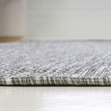 Dhuli Modern Minimalist Radius Corner Solid Indoor/Outdoor Area Rug