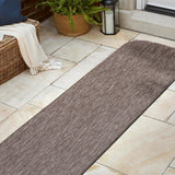 Dhuli Modern Minimalist Radius Corner Solid Indoor/Outdoor Area Rug