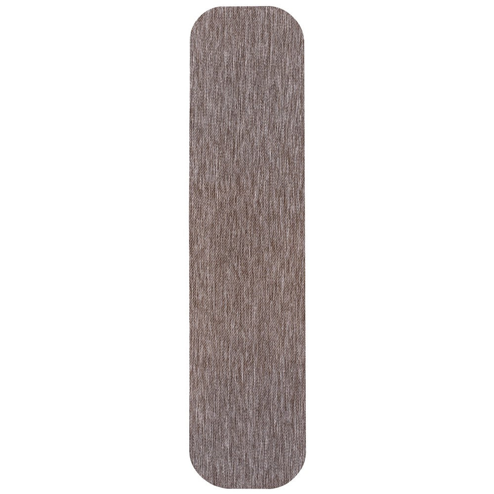 Dhuli Modern Minimalist Radius Corner Solid Indoor/Outdoor Area Rug